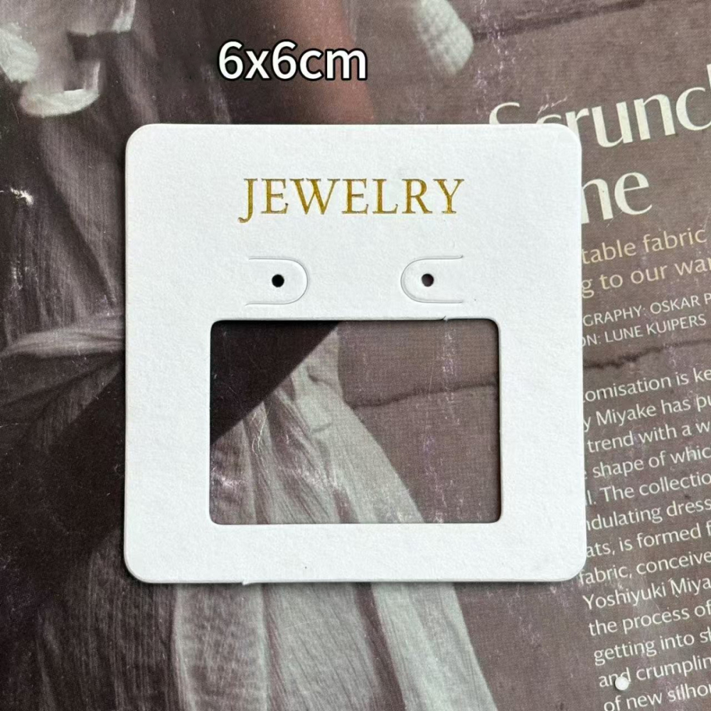 Cartes D'Emballage De Bijoux
