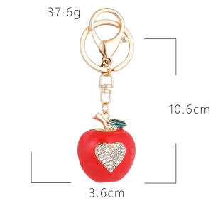 Porte-Clés En Alliage De Pomme 1 Pièce h5 Image2