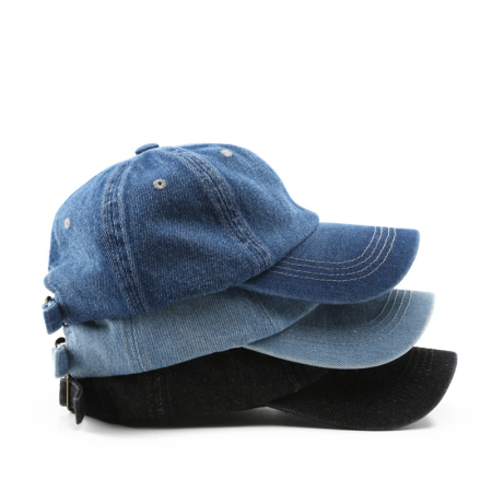 Casquette de baseball décontractée en jean 1 pièce