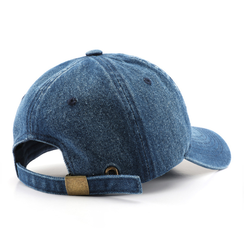 Casquette De Baseball Décontractée En Jean 1 Pièce Image5