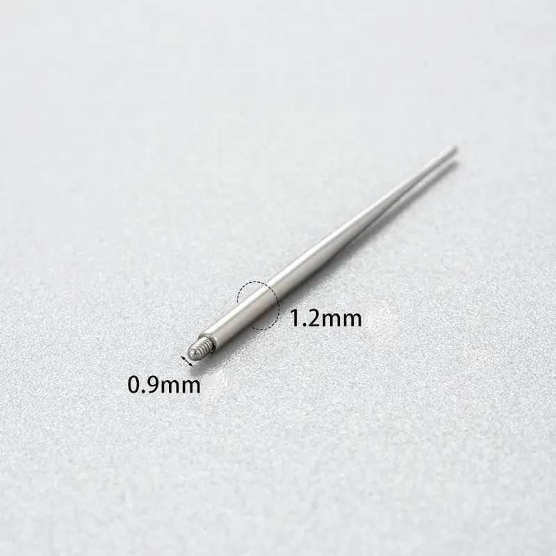 Boucles D'Oreilles Piercing Femme, 1 Pièce, En Acier Inoxydable Simple, Étanches, Sans Placage.