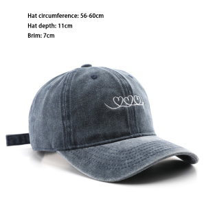 Casquette De Baseball Décontractée En Forme De Cœur, 1 Pièce h5 