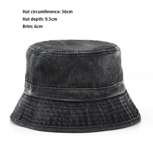 1 Chapeau De Pêcheur Décontracté En Jean h5