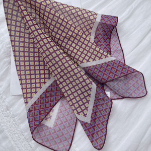 Bandana Rétro En Coton À Carreaux 1 Pièce h5 Image4