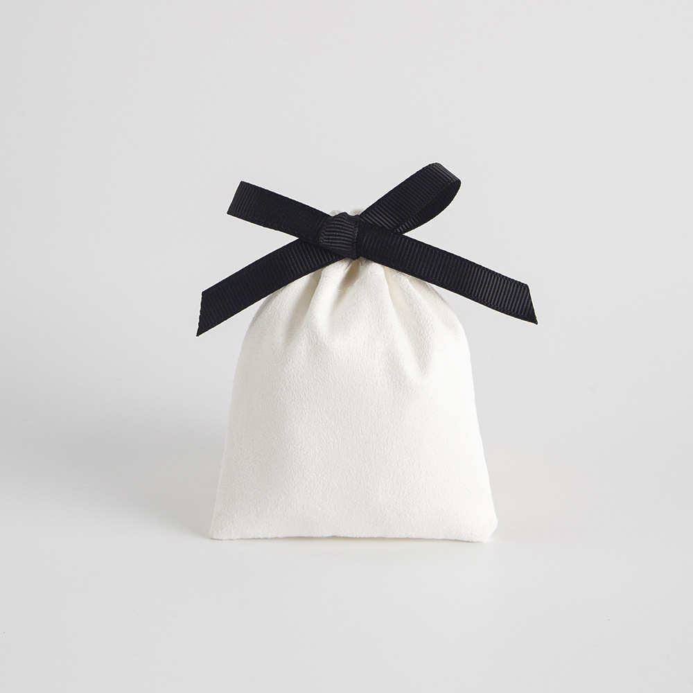 1 Pochette À Bijoux En Coton Uni