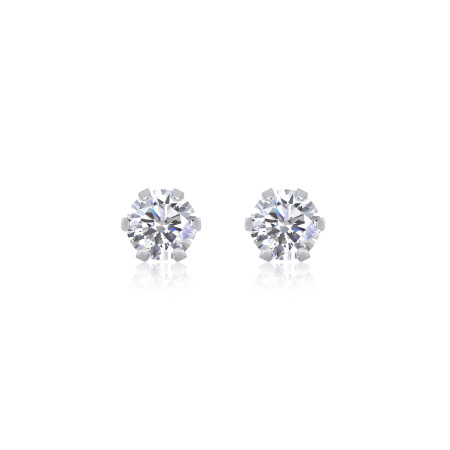 Boucles d'oreilles minimalistes et raffinées en moissanite S925 pour femmes