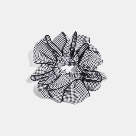 Chouchous en tissu à carreaux décontractés de la série Simple