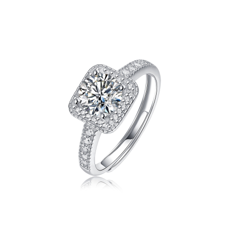 Bagues pour femmes en moissanite S925 couleur or, élégantes et en forme de goutte géométrique, collection Luxueuse Series.