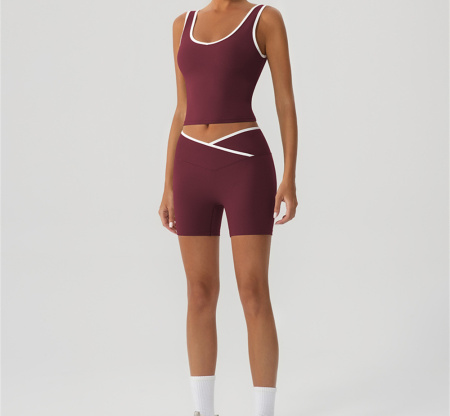 Bas de sport Simple Daily High Bounce Sporty Color Clash 2