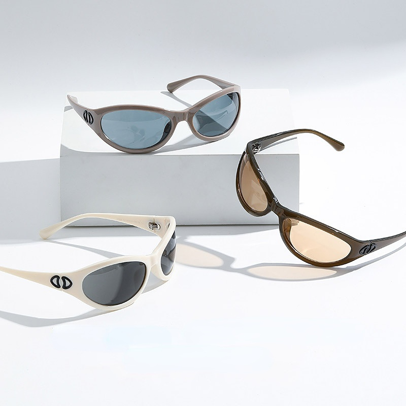 Lunettes De Soleil Femme Simple Series, Couleur Unie Décontractée h5Image3