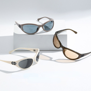 Lunettes De Soleil Femme Simple Series, Couleur Unie Décontractée h5 Image3
