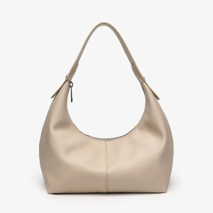 Sacoche De Bras Pour Femme En Pu Uni Froncé De Style Minimaliste h5