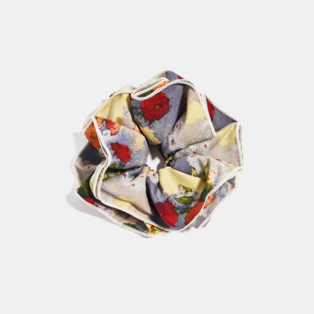 Chouchous en tissu à fleurs rétro de la série Luxueuse