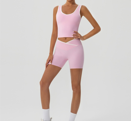Bas de sport Simple Daily High Bounce Sporty Color Clash