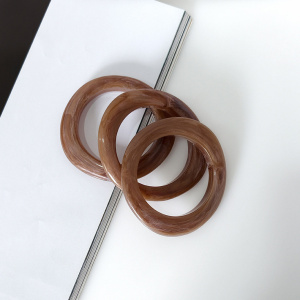 Bracelets Pour Femmes En Acrylique, Forme Irrégulière Décontractée, Couleur Dégradée, Collection Simple h5 Image4