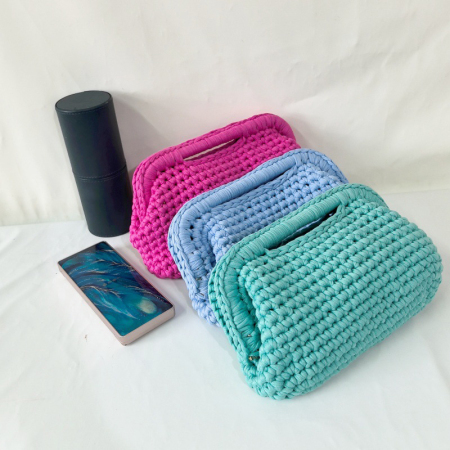 Sac à oreiller femme en corde tressée unie, style décontracté