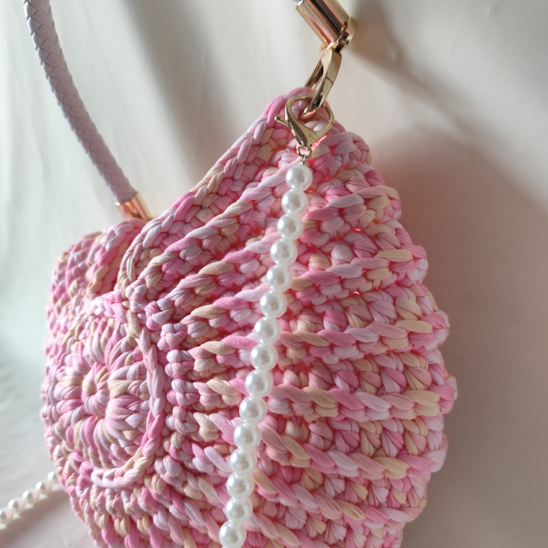 Sacs À Main Pour Femmes En Corde Tressée De Coquillages Multicolores Style Vacances Image3