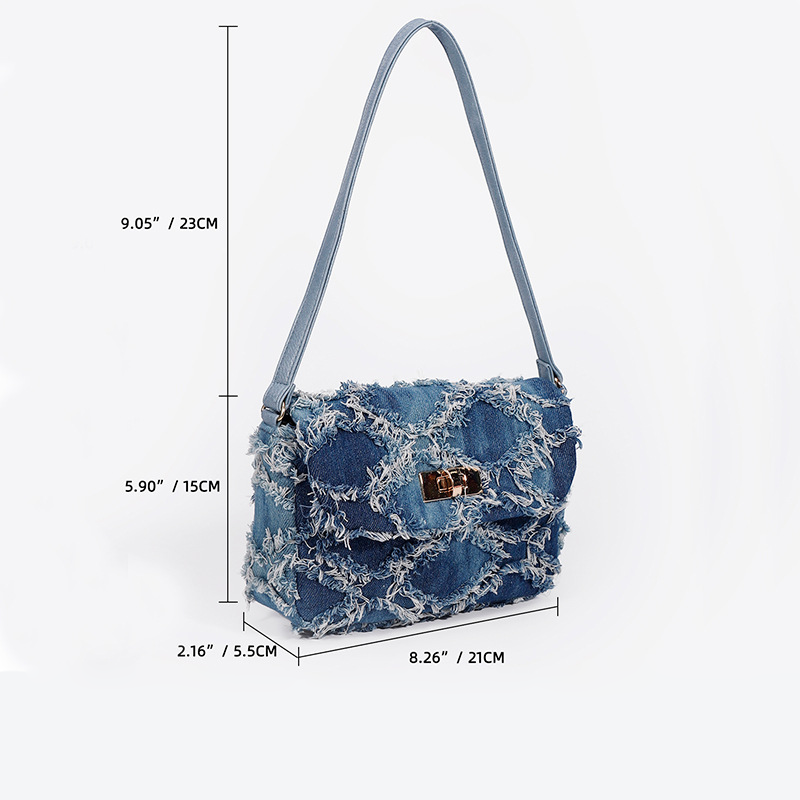 Sac Carré Pour Femme En Polyester, Style Décontracté, Matelassé, Patchwork, Pompons, Coloris Uni Et Multicolore, Forme Géométrique.
