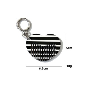 Mini Peigne Porte-Clés En Forme De Cœur h5