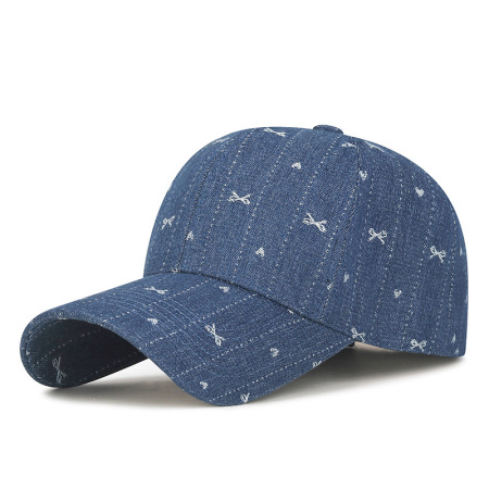 Casquette de baseball unisexe en coton à nœud papillon décontracté de la série Simple 2