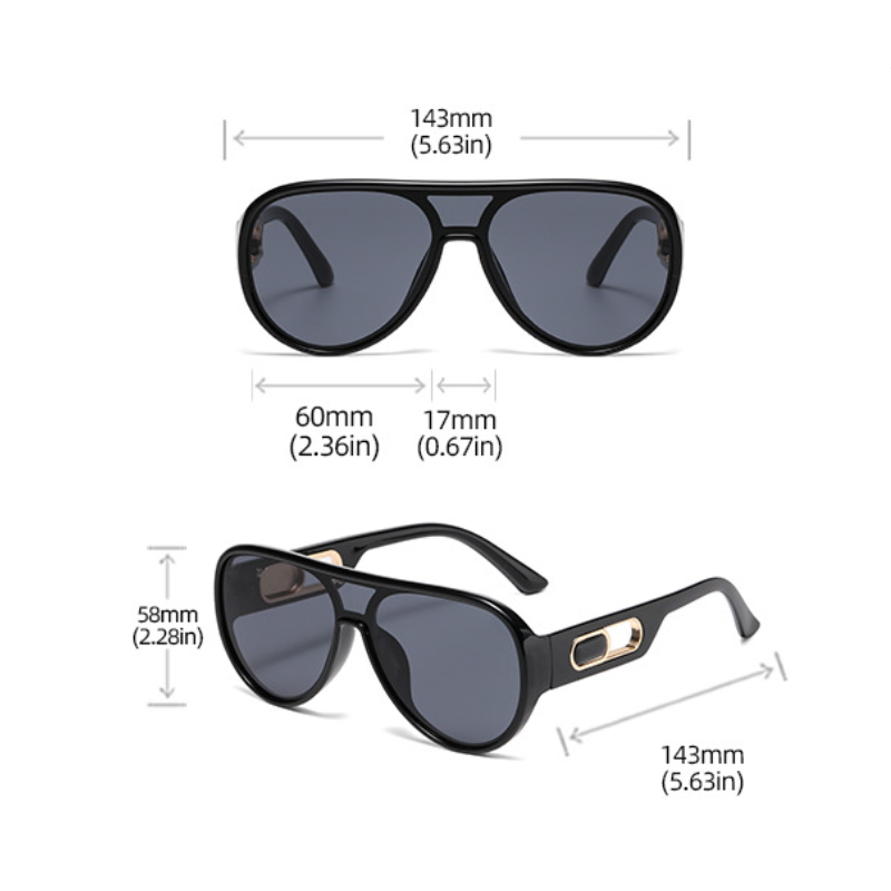 Lunettes De Soleil Pour Femmes Simple Series Daily Solid Color Image2