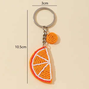 Porte-Clés En Plastique Simple Series Daily Fruit Beads h5 