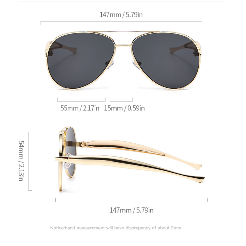 Lunettes De Soleil Rétro Simple Series Couleur Unie Image2