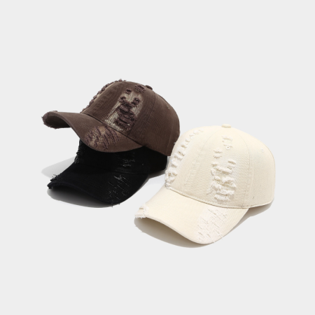 Casquette de baseball rétro Simple Series en coton à dégradé de couleurs