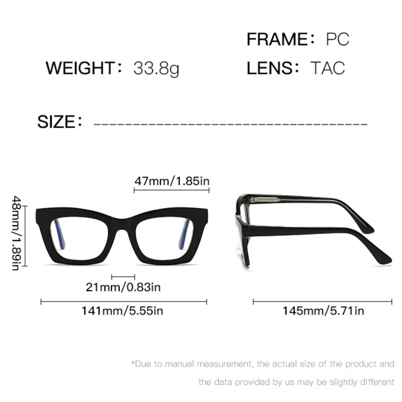 Lunettes De Vue Simple Series Daily, Couleur Unie, Imprimé Léopard, Dégradé De Couleurs. Image2