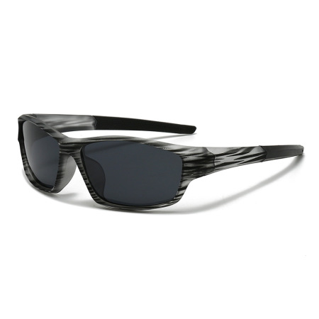 Lunettes de sport/protection unisexes à rayures sportives de la série Simple, couleurs mélangées