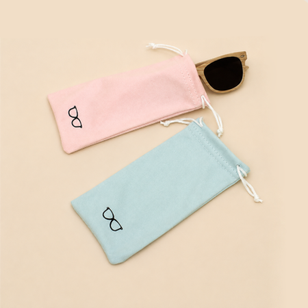 Sacs de rangement pour lunettes de soleil en daim uni Simple Series Daily