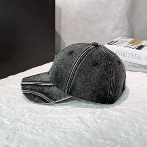 Casquette De Baseball Rétro Simple Series En Coton Patchwork Uni Couleur Unie h5 Image6