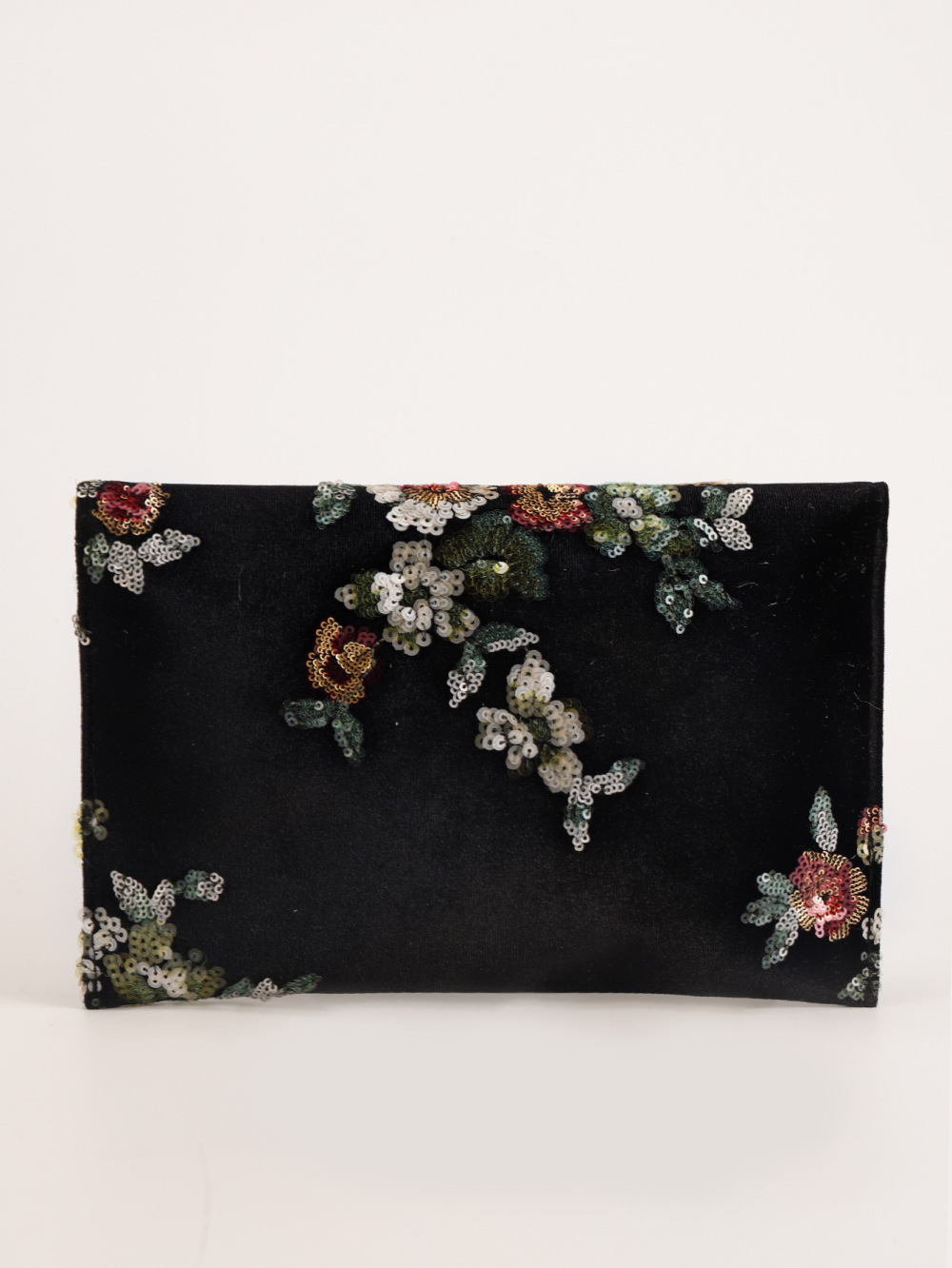 Sac À Main Pour Femme, Style Soirée, Orné De Sequins Et De Perles Florales, En Polyester. h5Image4