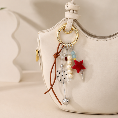 Série Simple Daily Heart Twist Beads Star Plastic Bag Bretters