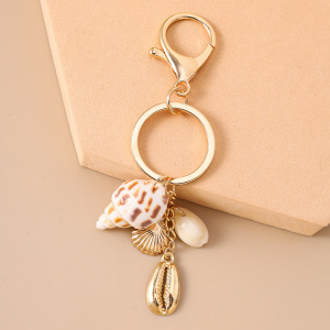 Porte-Clés Romantique En Résine, Style Océanique, Perles, Coquillage Et Étoile De Mer. Collection Vacances. Porte-Clés Coquillage Et Étoile De Mer. Collection Romantique. h5 Image2