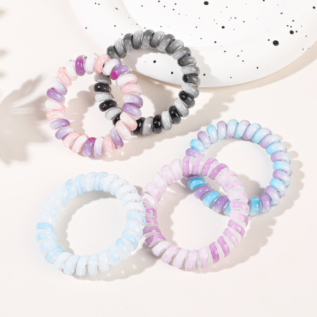 Chouchous en plastique Simple Series Daily Color Mixed Gradient Color