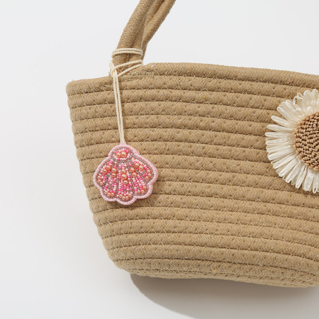 Collection Luxe Perles de Vacances Coquillage Porte-clés Sac Femme 2
