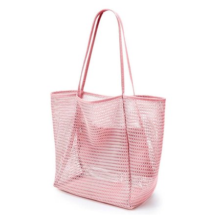 Sac fourre-tout tissé uni style vacances pour femme 2