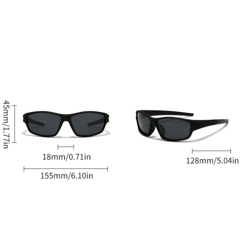 Lunettes De Sport/Protection Unisexes À Rayures Sportives De La Série Simple, Couleurs Mélangées h5Image2