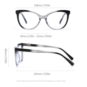 Lunettes De Vue Pour Femmes Simple Series À Dégradé De Couleurs Quotidien h5 Image2