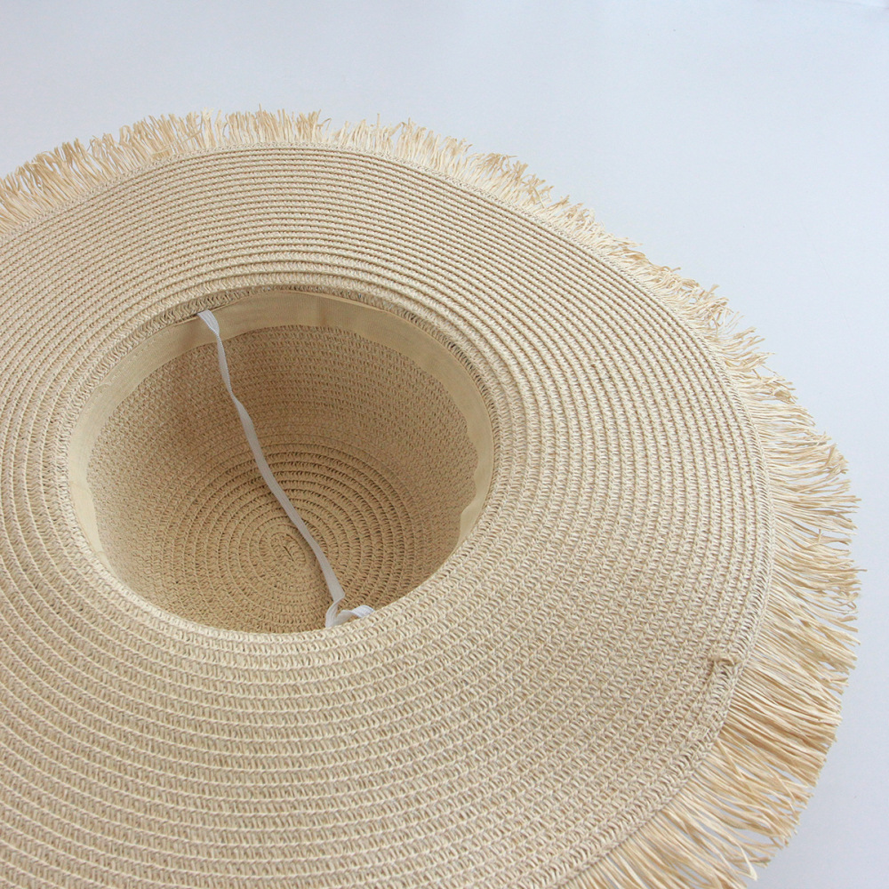 Chapeaux De Paille Unisexes En Raphia, Perles De Vacances Simples, Coquillages, Étoiles De Mer, Formes Géométriques Image5