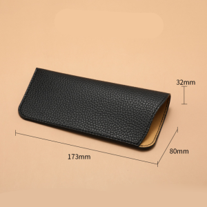 Étui À Lunettes De Soleil Simple Series Daily Couleur Unie En Pu h5