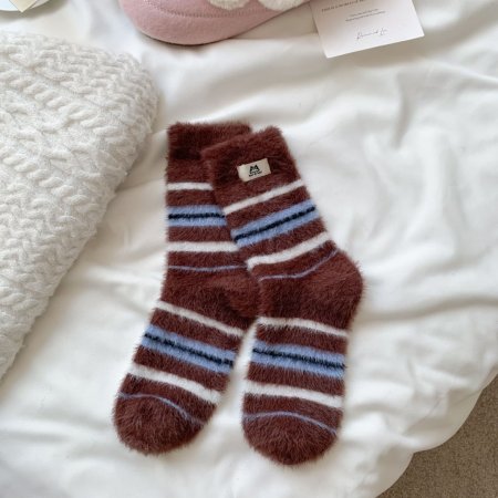 Chaussettes mi-mollet à rayures basiques High Bounce 2