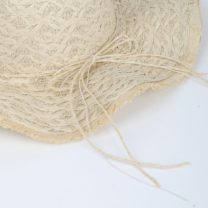 Chapeaux De Paille Pour Femmes, Collection Romantique, Style Océanique, Tissés En Coquillage Et Étoiles De Mer, En Raphia h5 Image8