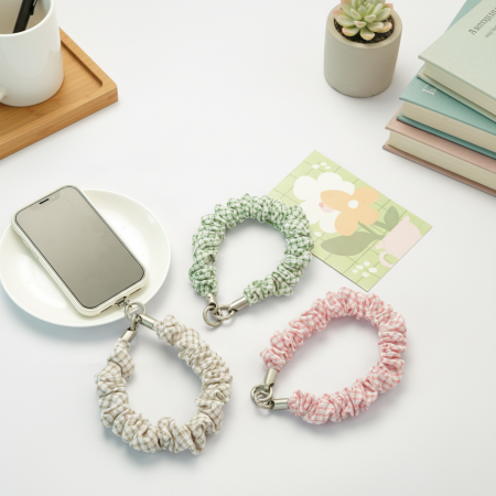 Chaîne de téléphone en polyester à motif floral décontracté, collection Simple Series 2