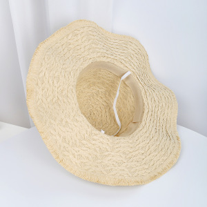 Chapeaux De Paille En Raphia Pour Femmes, Collection Simple Sweet Flower h5 Image6