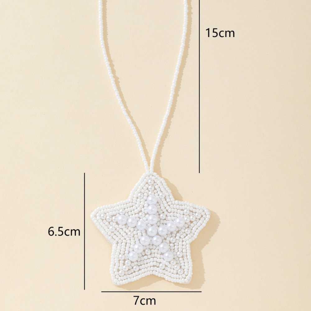 Collection Luxe Perles De Vacances Étoile De Mer Perles Artificielles Breloques De Sac Pour Femmes 