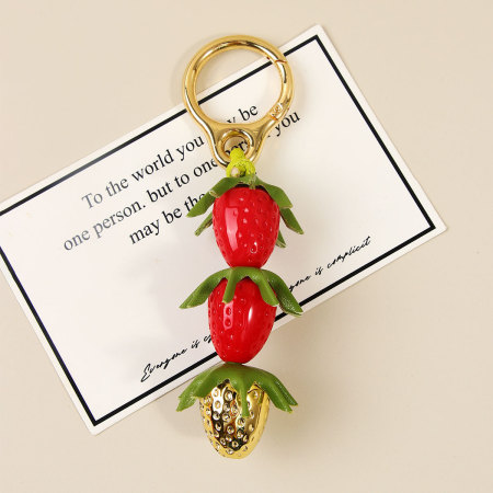 Breloques en résine pour sac, collection Simple, fruits du quotidien
