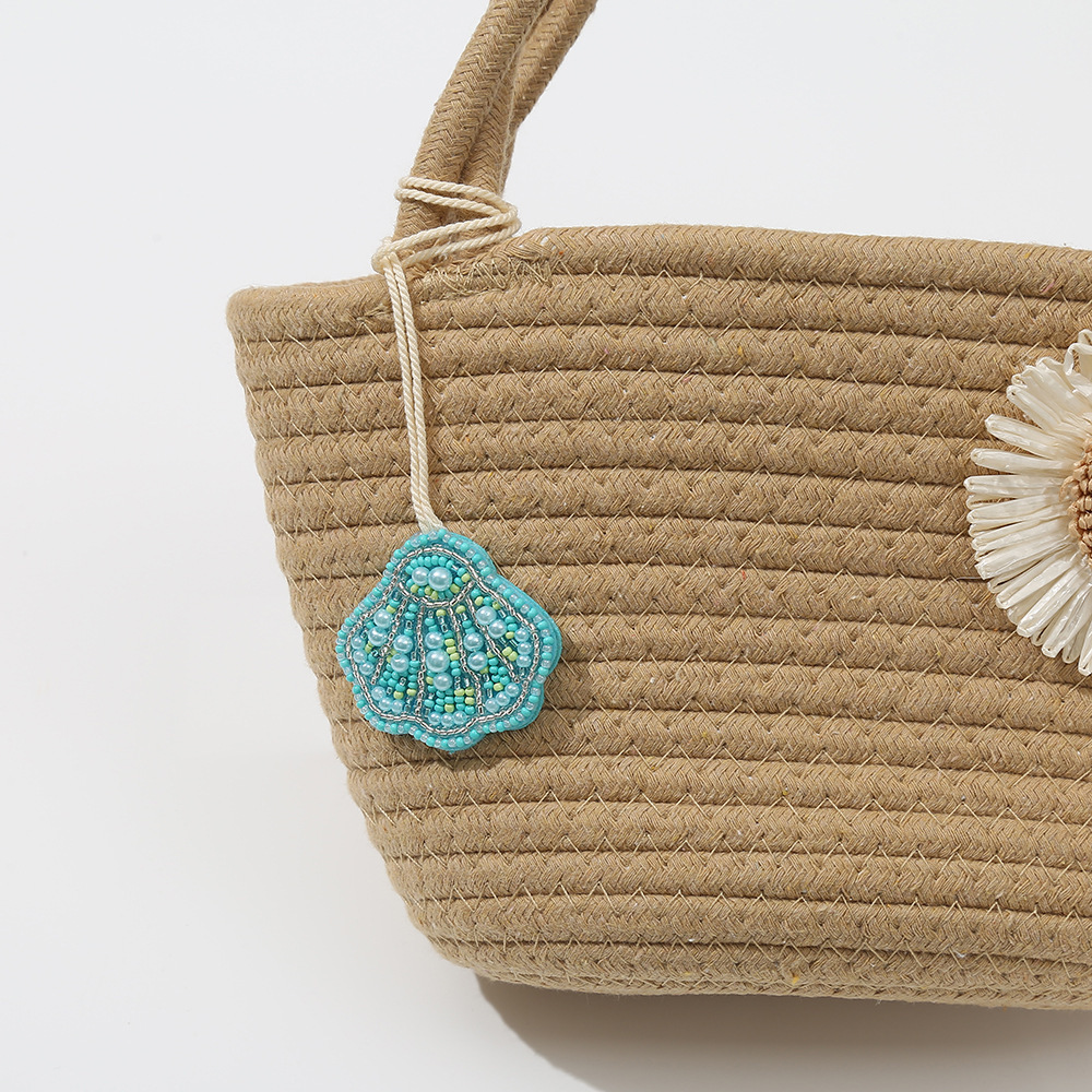 Collection Luxe Perles De Vacances Coquillage Porte-Clés Sac Femme h5Image2