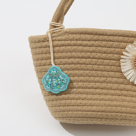 Collection Luxe Perles de Vacances Coquillage Porte-clés Sac Femme 2